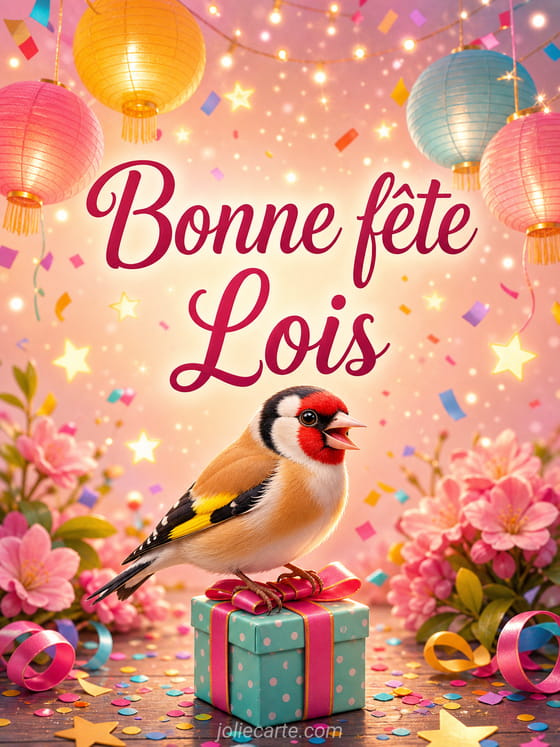 Carte bonne fĂȘte Lois