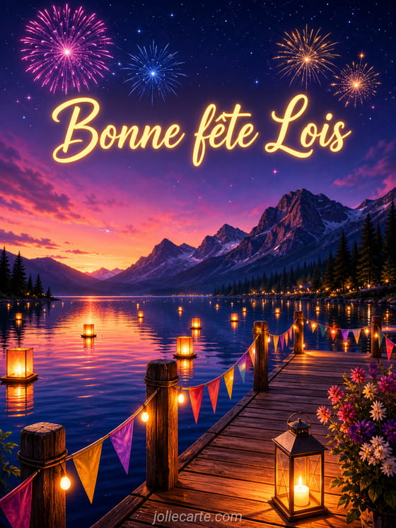 Carte bonne fĂȘte Lois