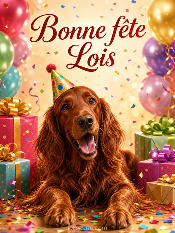 Carte bonne fĂȘte Lois