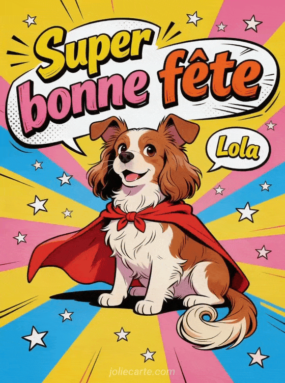 Bonne fête Lola - Lola gif bonne fete gratuit