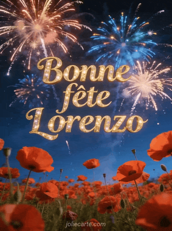 Bonne fête Lorenzo - Bonne fete lorenzo gratuit