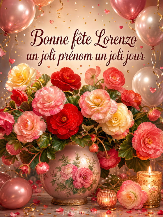 Carte bonne fête Lorenzo