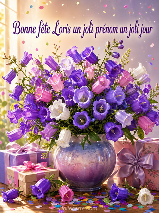 Carte bonne fête Loris