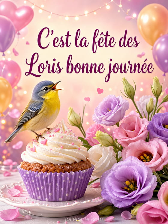 Carte bonne fête Loris