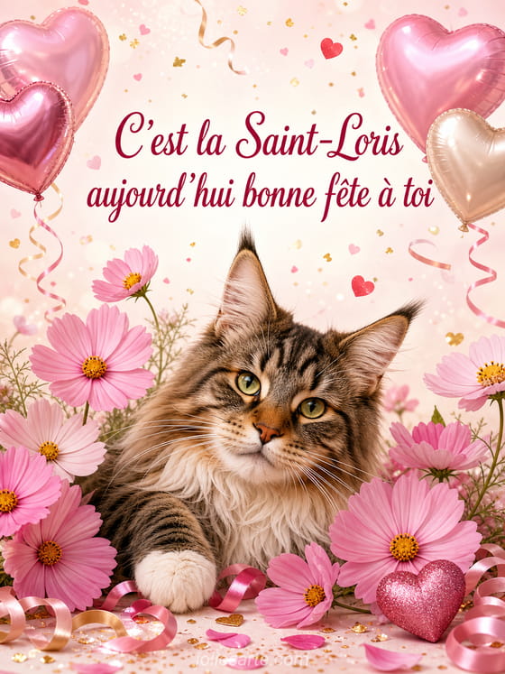 Carte bonne fête Loris