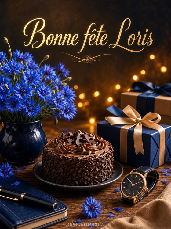Carte bonne fête Loris
