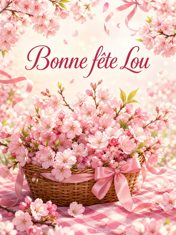 Carte bonne fĂȘte Lou