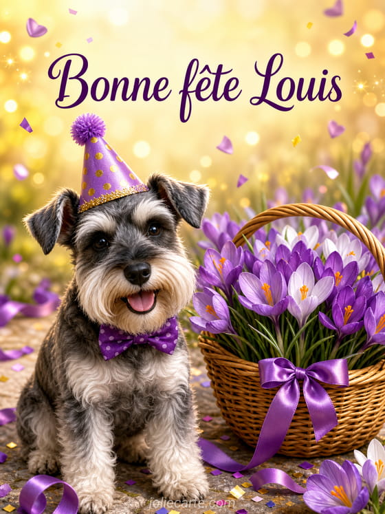 Carte bonne fĂȘte Louis