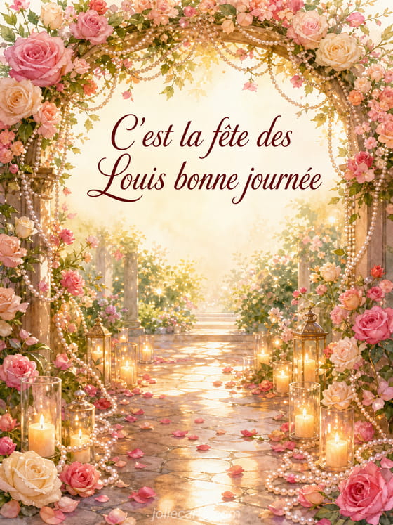 Carte bonne fĂȘte Louis