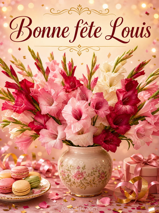 Carte bonne fĂȘte Louis