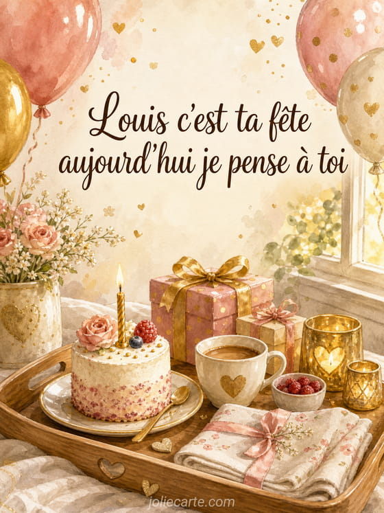 Carte bonne fĂȘte Louis
