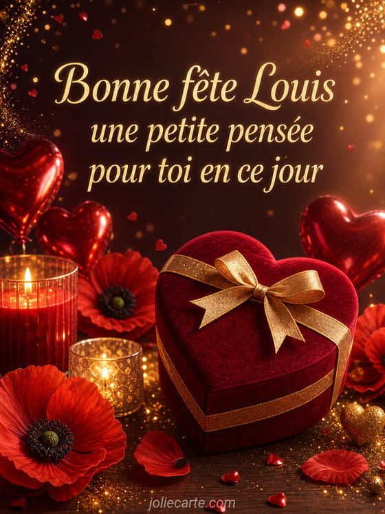 Carte bonne fĂȘte Louis