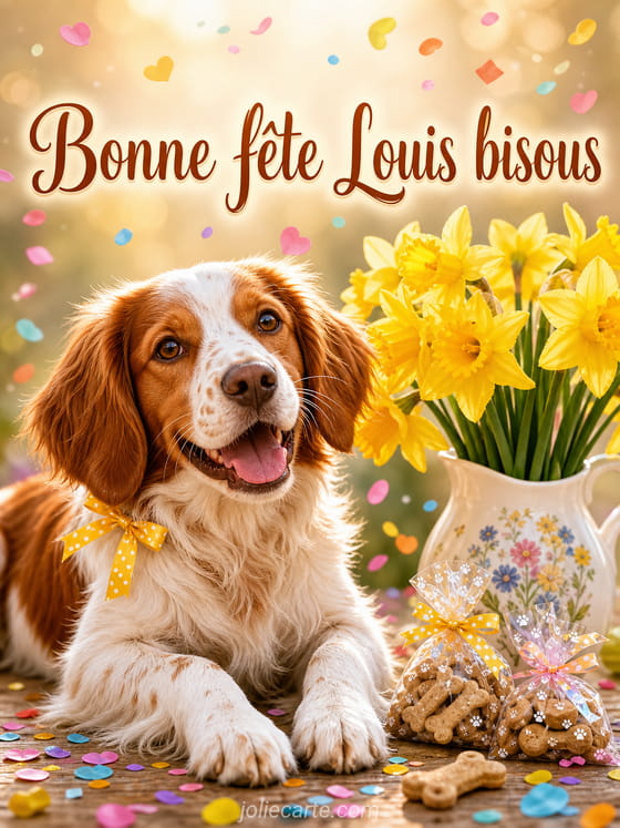Carte bonne fĂȘte Louis