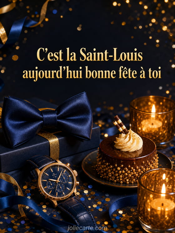 Carte bonne fĂȘte Louis