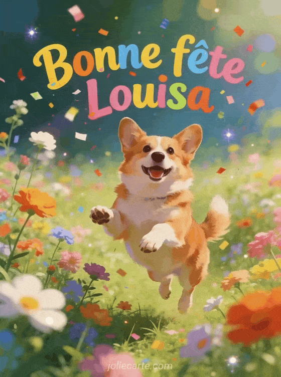 Bonne fête Louisa - Louisa gif bonne fete gratuit