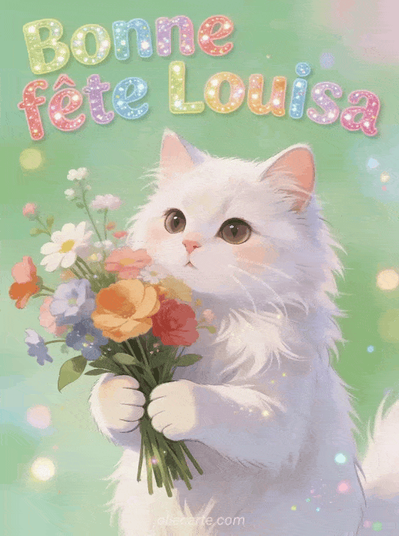 Bonne fête Louisa - Louisa gif bonne fete