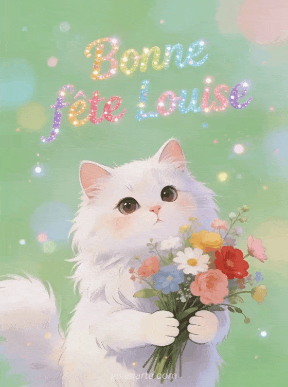 Bonne fête Louise - Louise gif bonne fete