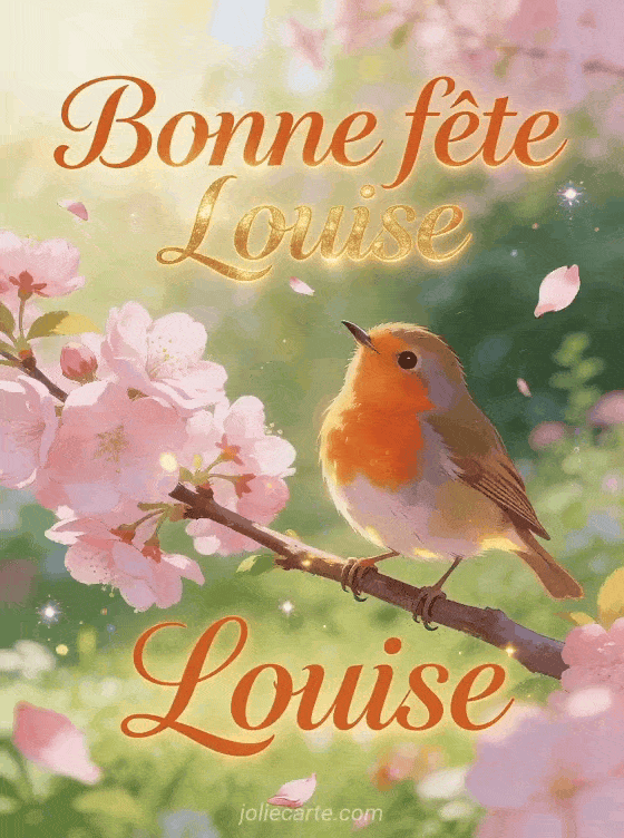 Bonne fête Louise - Louise image bonne fete gratuite