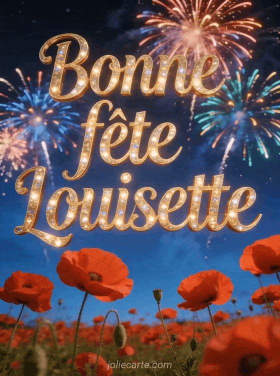 Bonne fête Louisette - Louisette bonne fete image