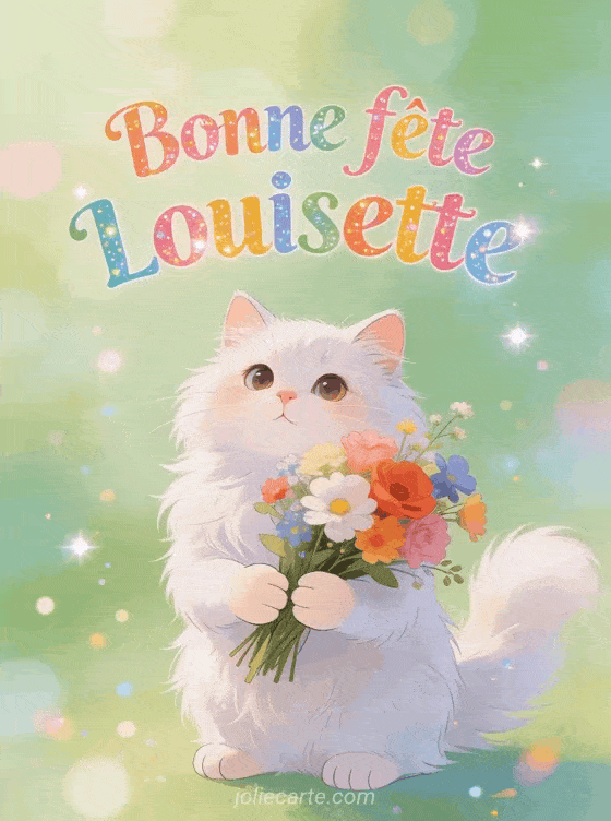 Bonne fête Louisette - Louisette gif bonne fete