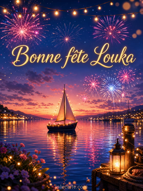 Carte bonne fĂȘte Louka