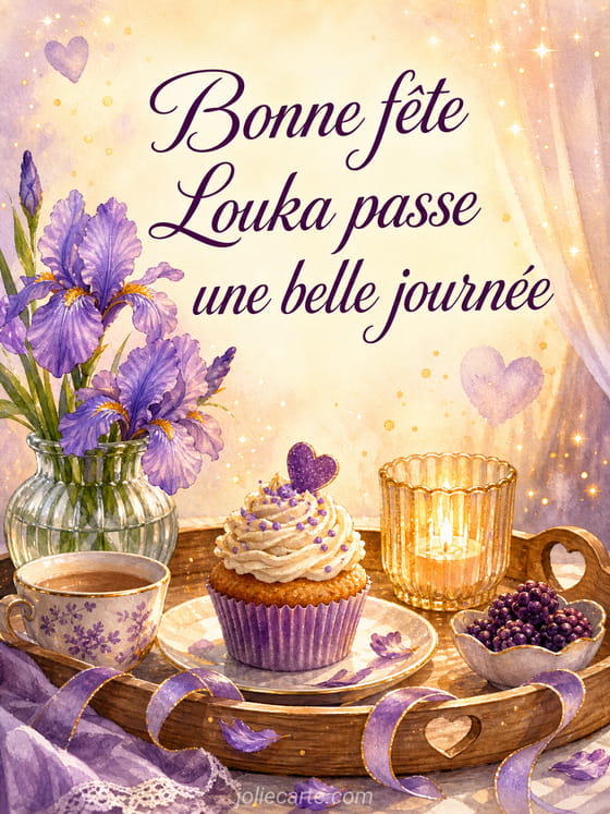 Carte bonne fĂȘte Louka
