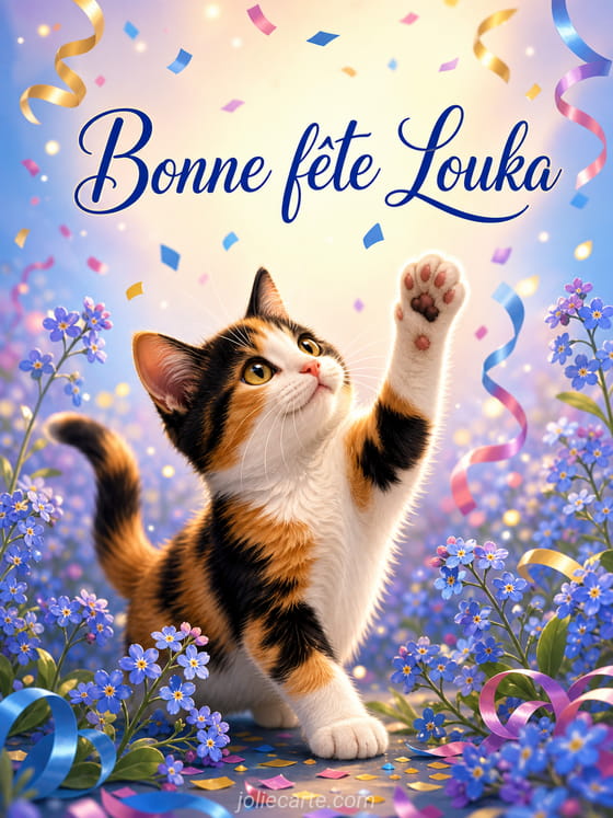 Carte bonne fĂȘte Louka