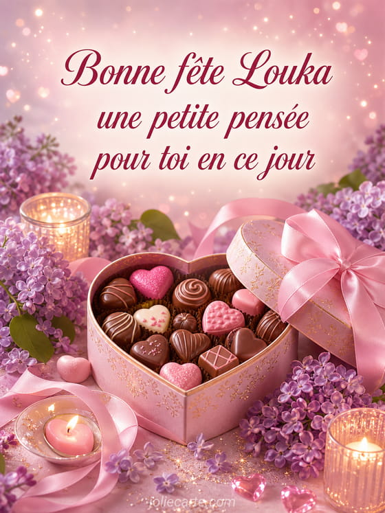 Carte bonne fĂȘte Louka