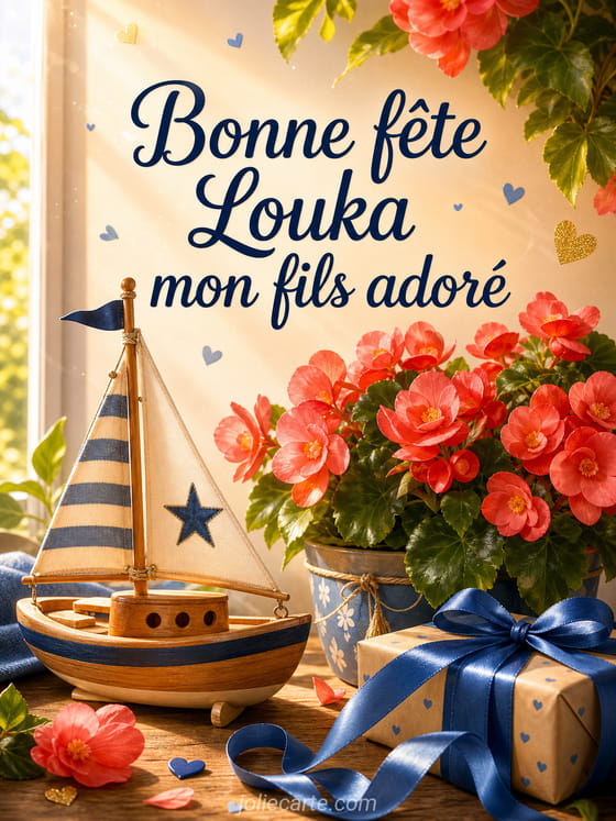 Carte bonne fĂȘte Louka