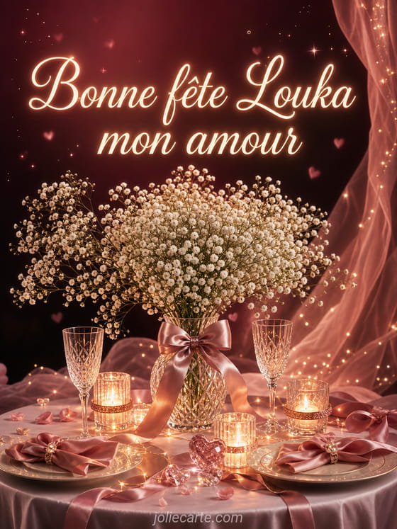 Carte bonne fĂȘte Louka