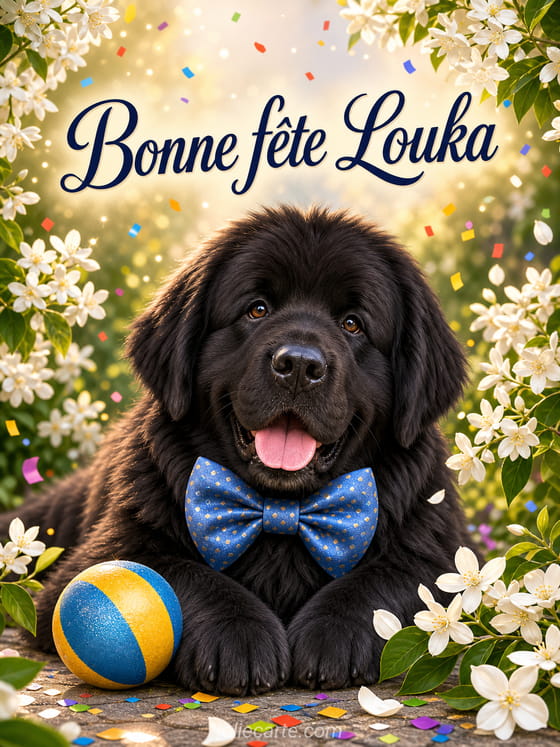 Carte bonne fĂȘte Louka