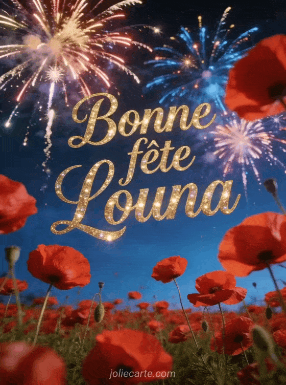 Bonne fête Louna - Louna bonne fete image