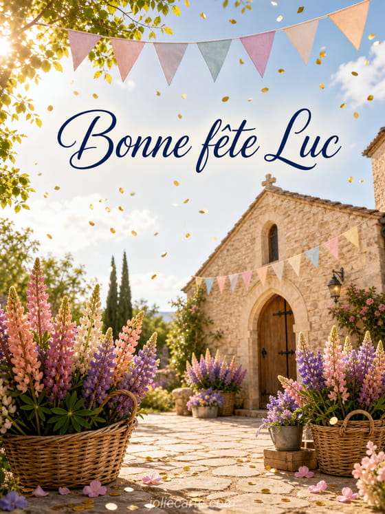 Carte bonne fĂȘte Luc