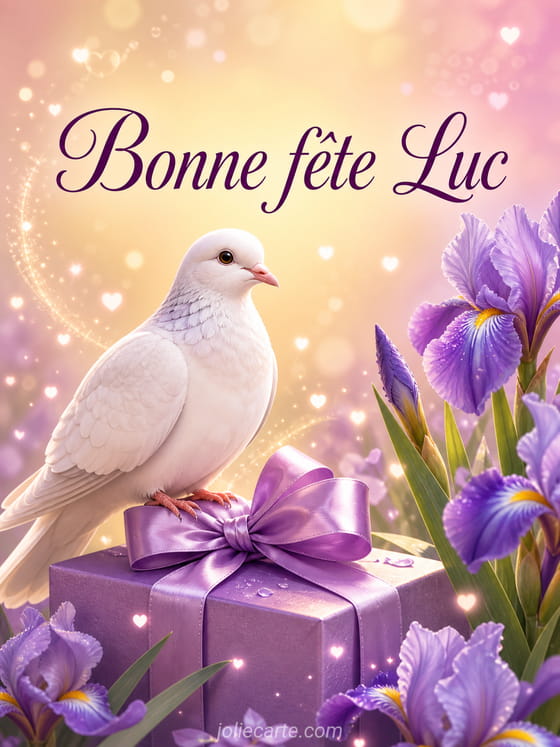 Carte bonne fĂȘte Luc