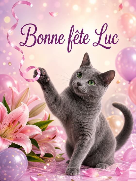 Carte bonne fĂȘte Luc