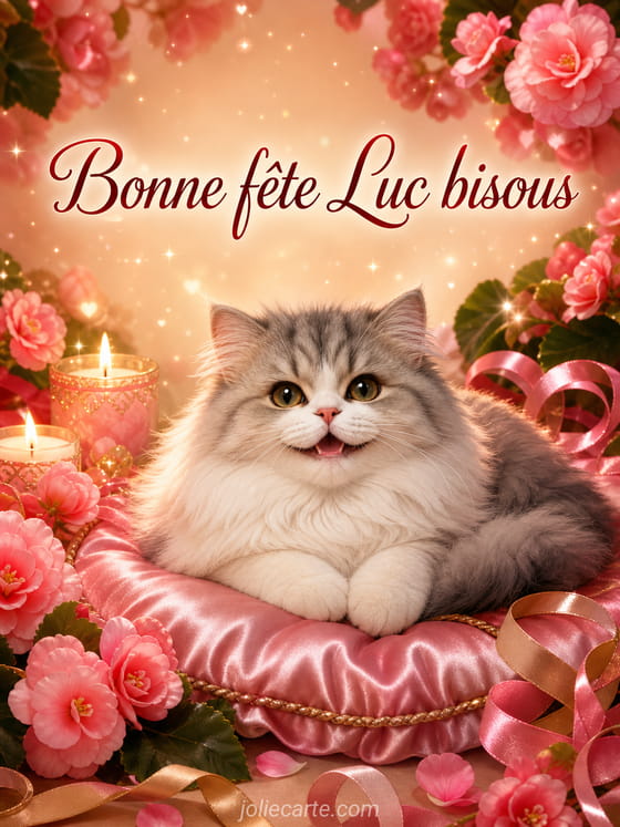 Carte bonne fĂȘte Luc