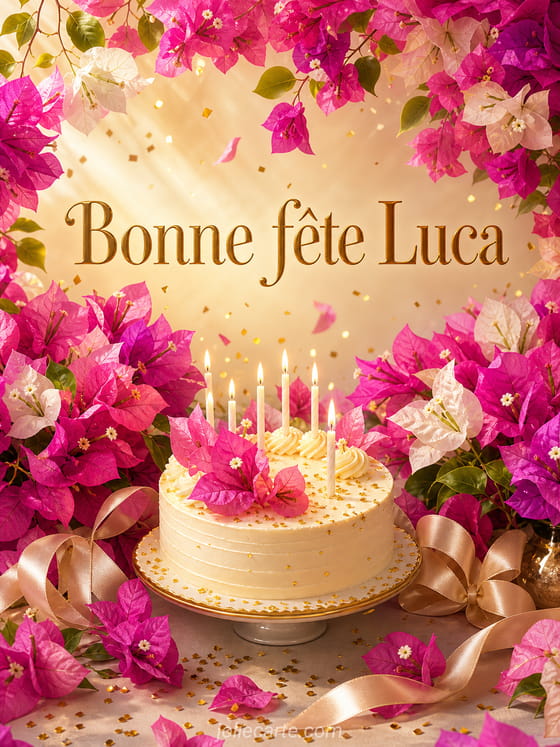 Carte bonne fĂȘte Luca