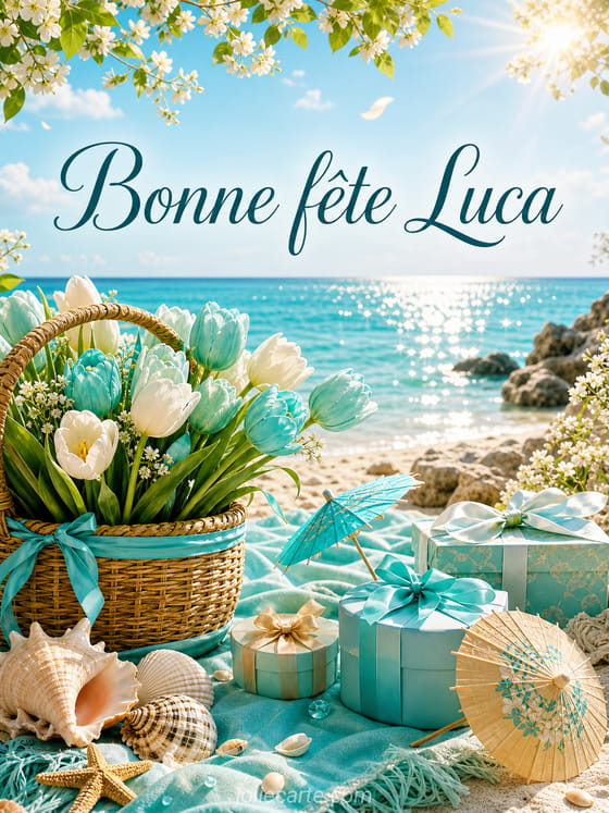 Carte bonne fĂȘte Luca