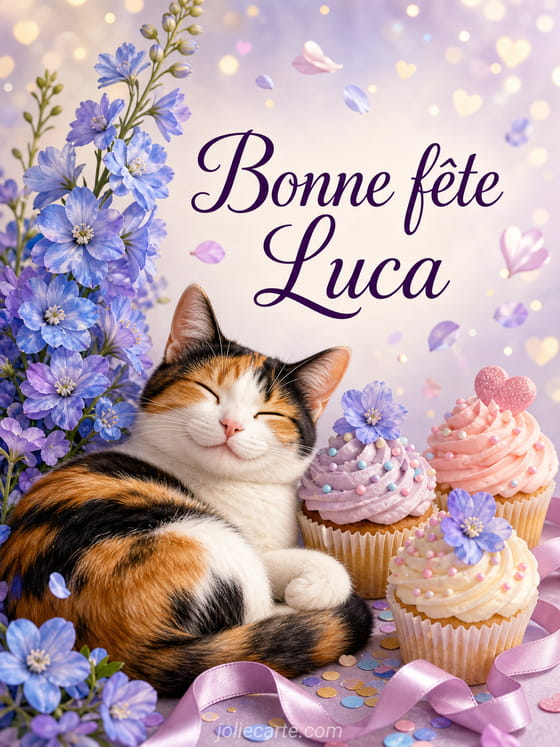 Carte bonne fĂȘte Luca