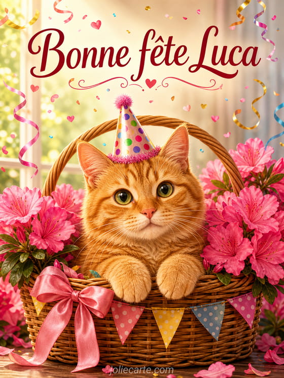 Carte bonne fĂȘte Luca