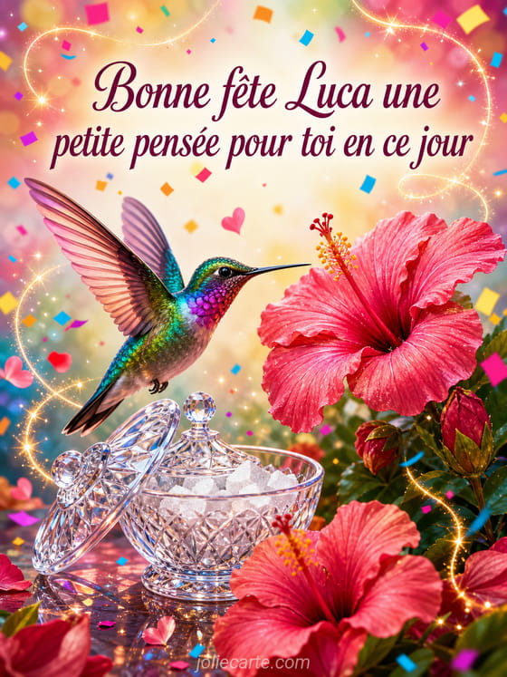 Carte bonne fĂȘte Luca