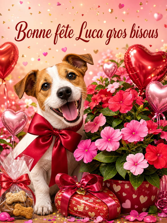 Carte bonne fĂȘte Luca