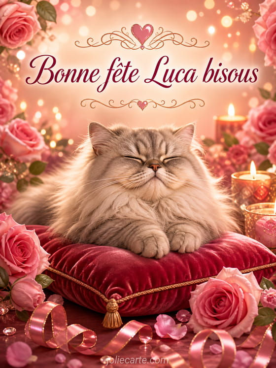 Carte bonne fĂȘte Luca