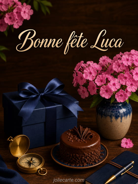 Carte bonne fĂȘte Luca