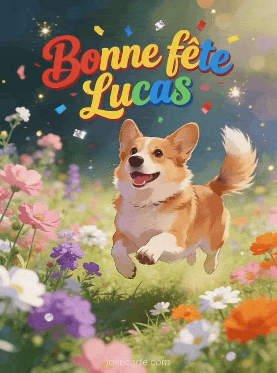 Bonne fête Lucas - Lucas gif bonne fete gratuit
