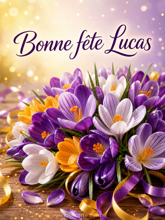Carte bonne fĂȘte Lucas