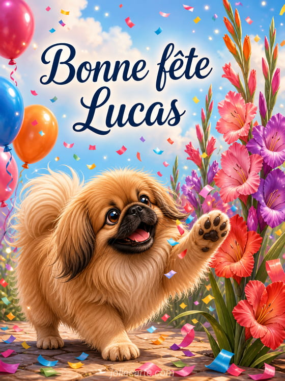 Carte bonne fĂȘte Lucas