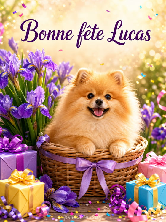 Carte bonne fĂȘte Lucas