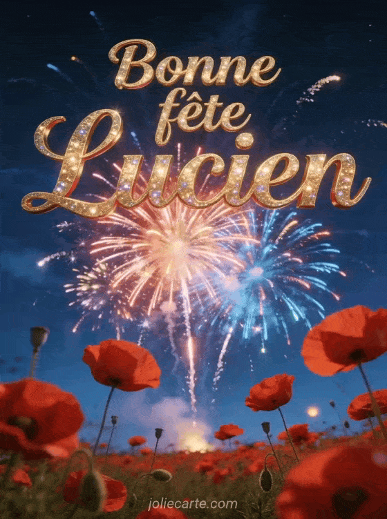 Lucien Bonne F te Gratuit GIF Anim JolieCarte