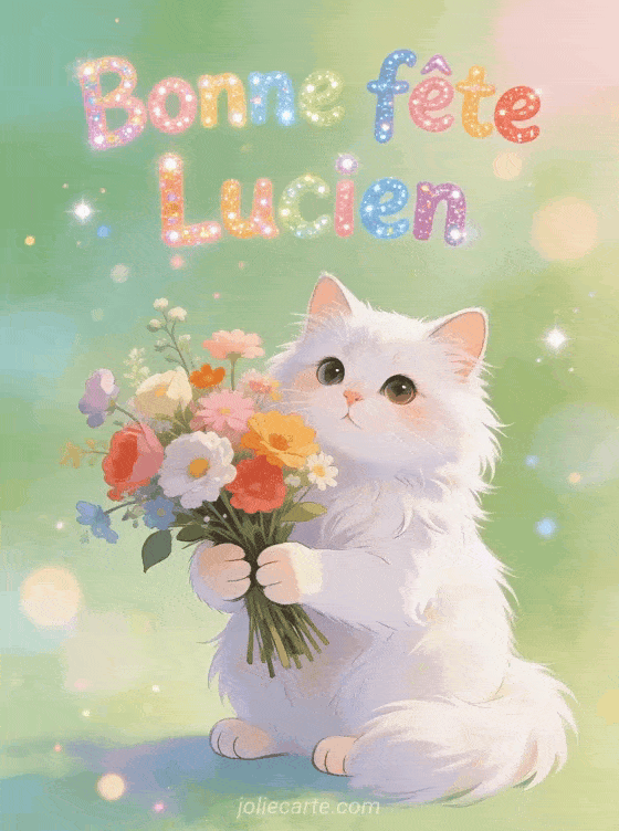 Bonne fête Lucien - Lucien gif bonne fete